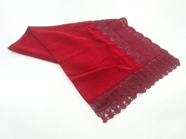 JAPANESE SHAWL / VELVET / LACE / FLOWER